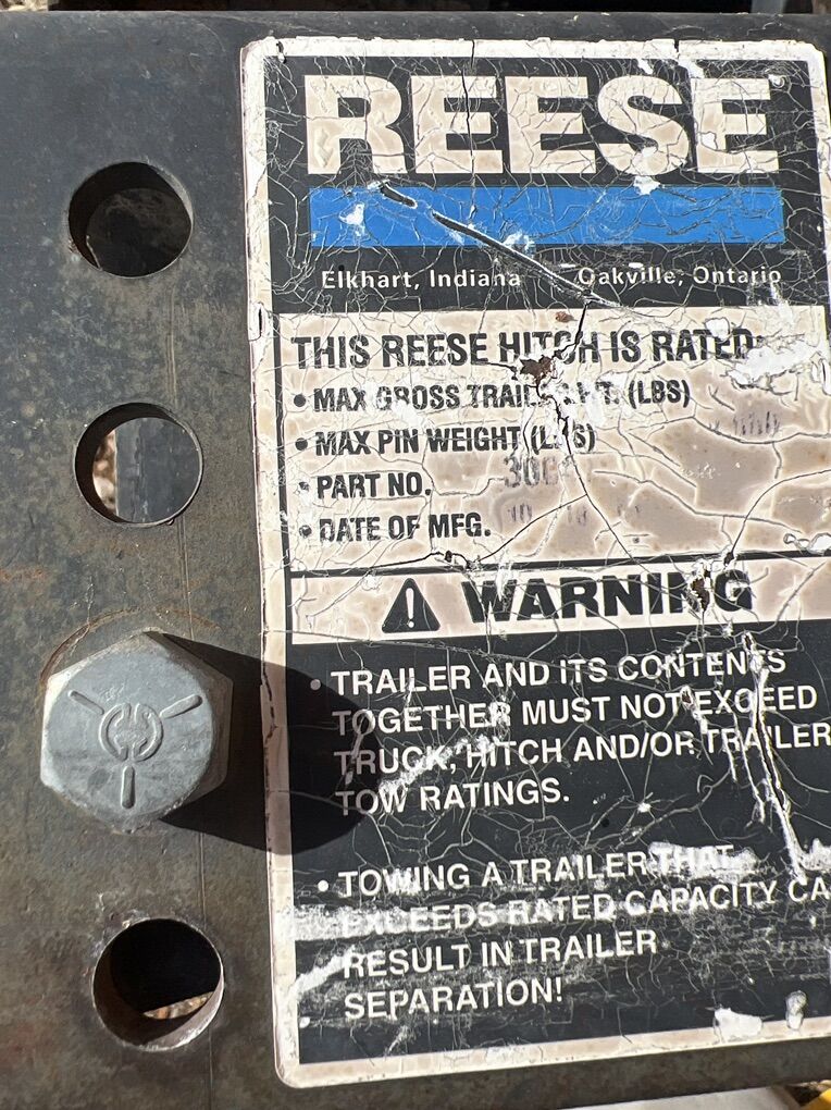 Reese Gooseneck Hitch For Truck Bed