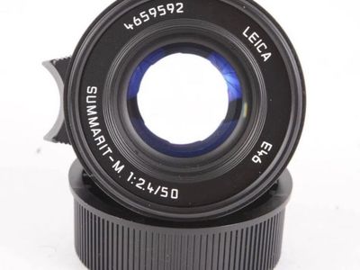 Leica Summarit-M 50mm f/2.4 Lens Excellent Cond.
