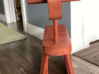 VINTAGE 1960s HAND MADE CHILDRENS ROCKING HORSE NURSING FURNITURE