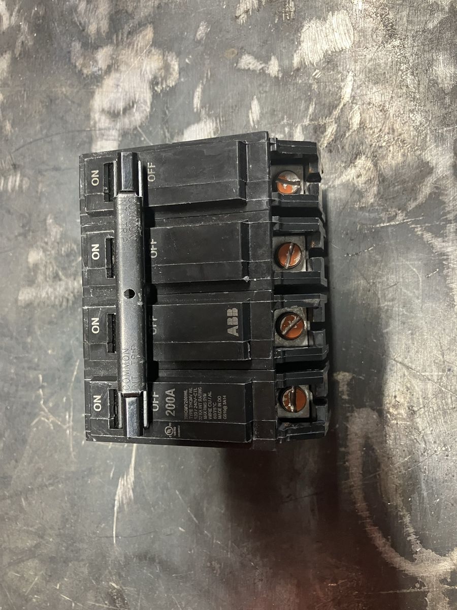 200 amp ABB breakers