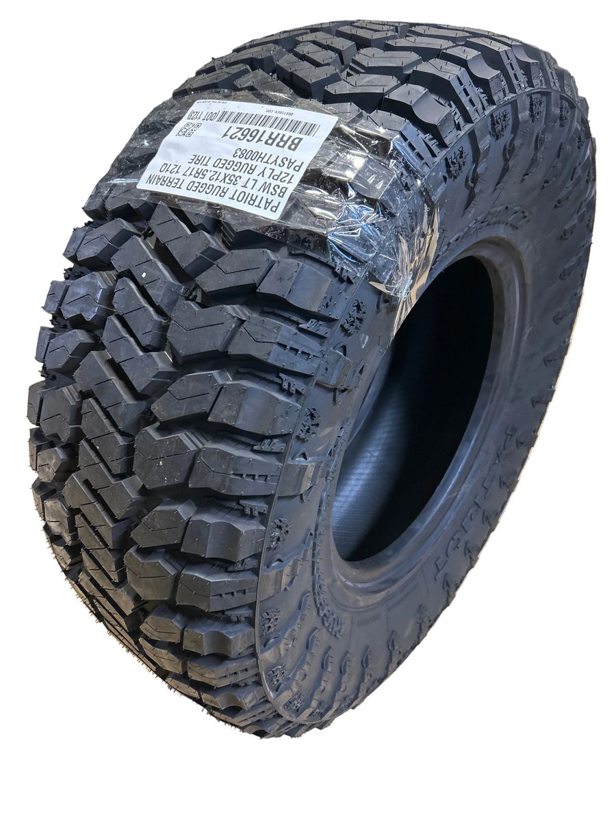 4 PATRIOT R/T BSW LT 35 12.5 17 121Q 12PLY RUGGED TIRE PASYTH0083