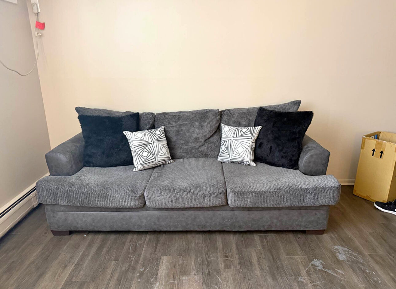 Gray sofa good condition