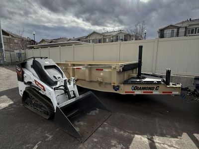 Mini Track Skid Steer + Dump Trailer – Holladay Landscaping & Backyard Projects - Starts just $245