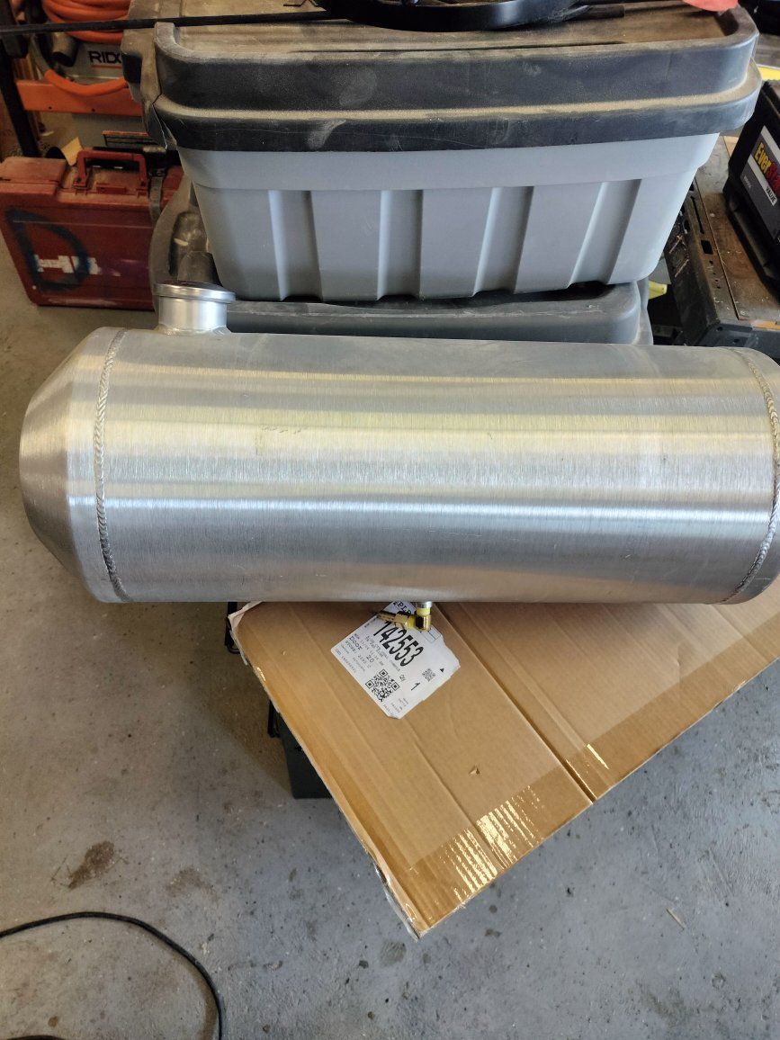 spun aluminum gas tank