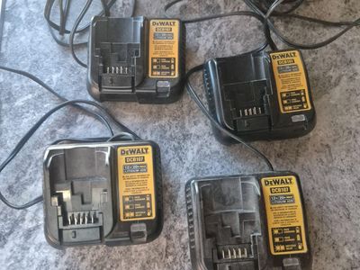 DEWALT DCB107 12V/20V Max Lithium-Ion Battery Chargers (Lot of 4) $100 for all 4