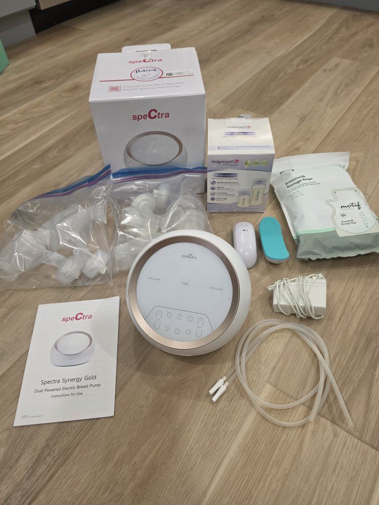 Spectra Synergy Gold Dual Powered Electric Breast Pump Bundle