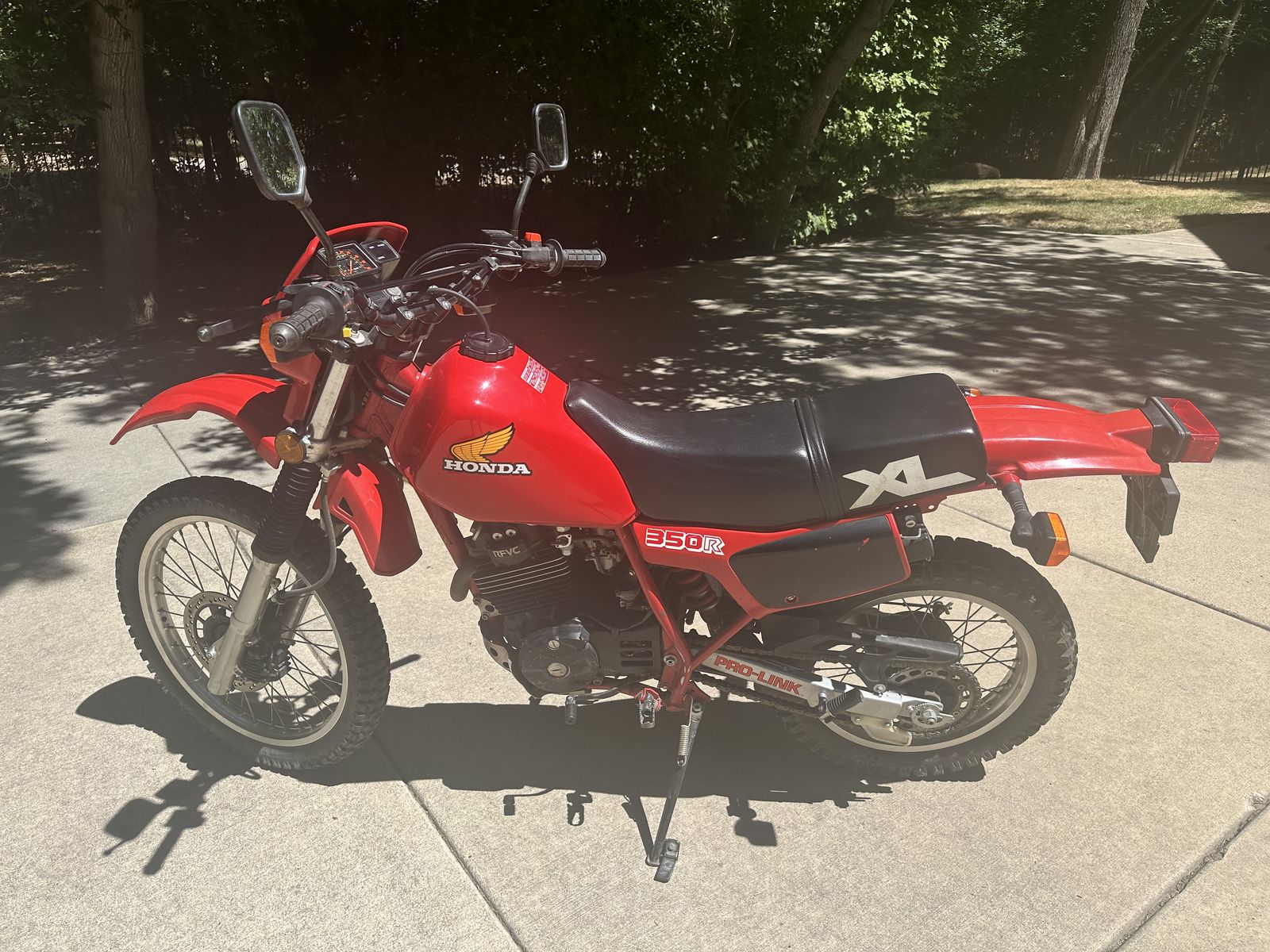1984 Hone XL350R Enduro Motorcycle only 2592 miles XL 350