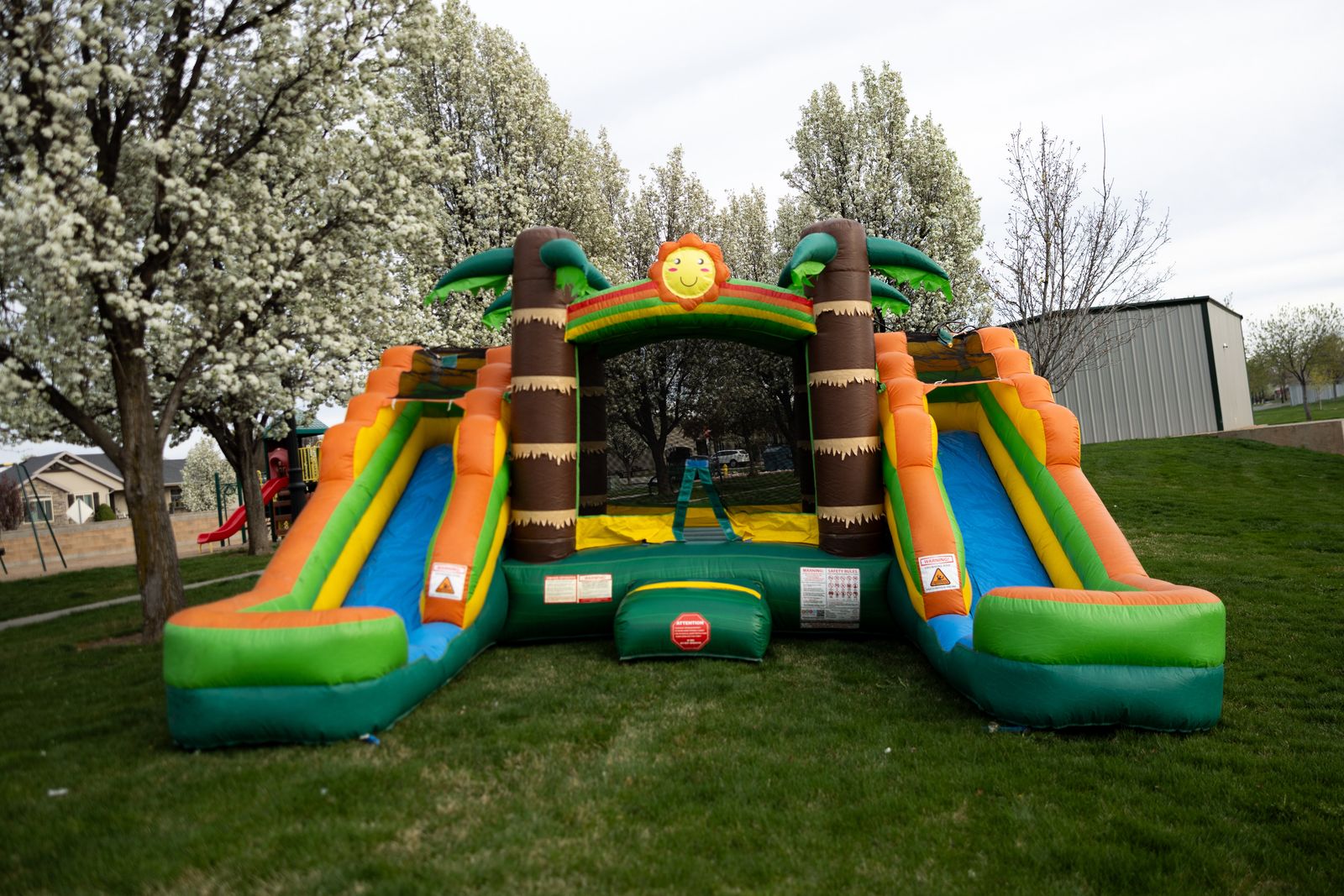 Tropical Water Bounce House