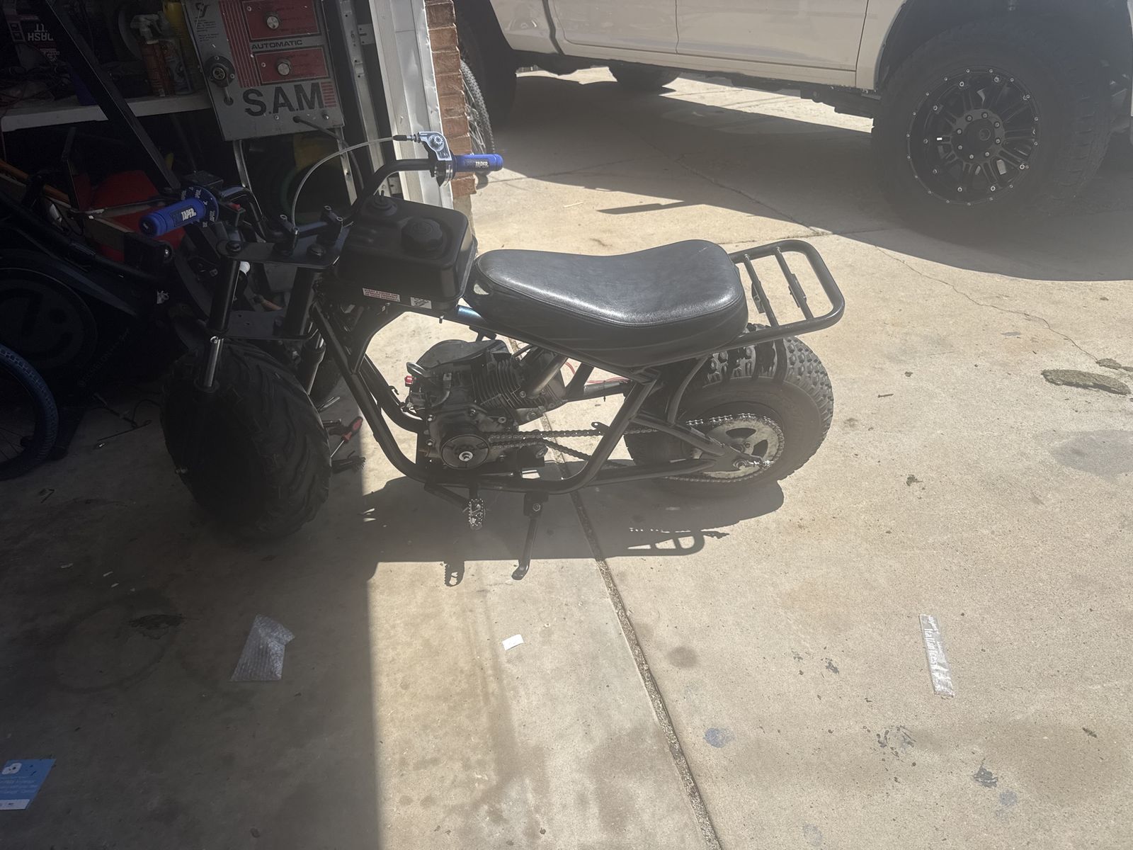 Almost fully built mini bike