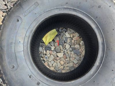 New Deestone 18x8.50-8 Mower Tire - Durable and Ready for Use