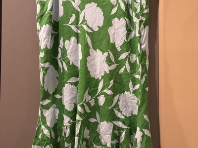Kate Spade New York x Target Linen Fit Flare Midi Skirt Green XL