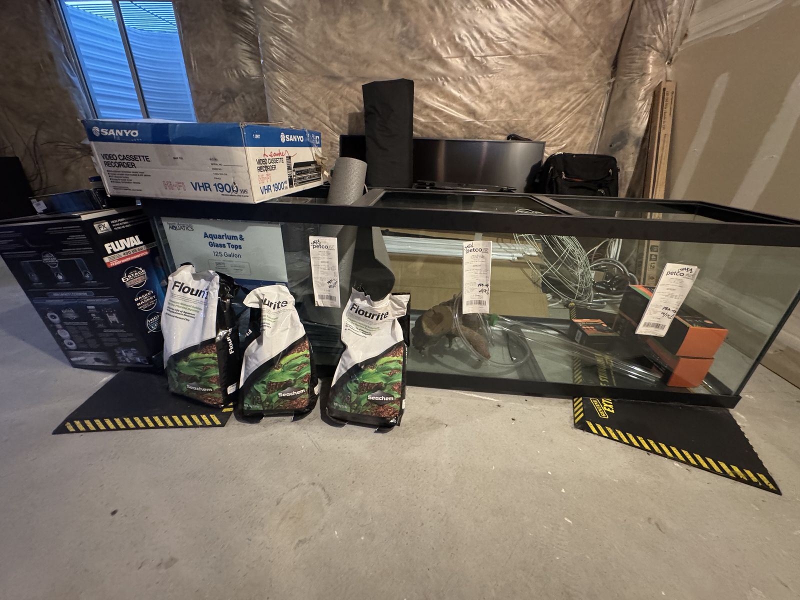 New 120 Gal. Fish Tank Setup