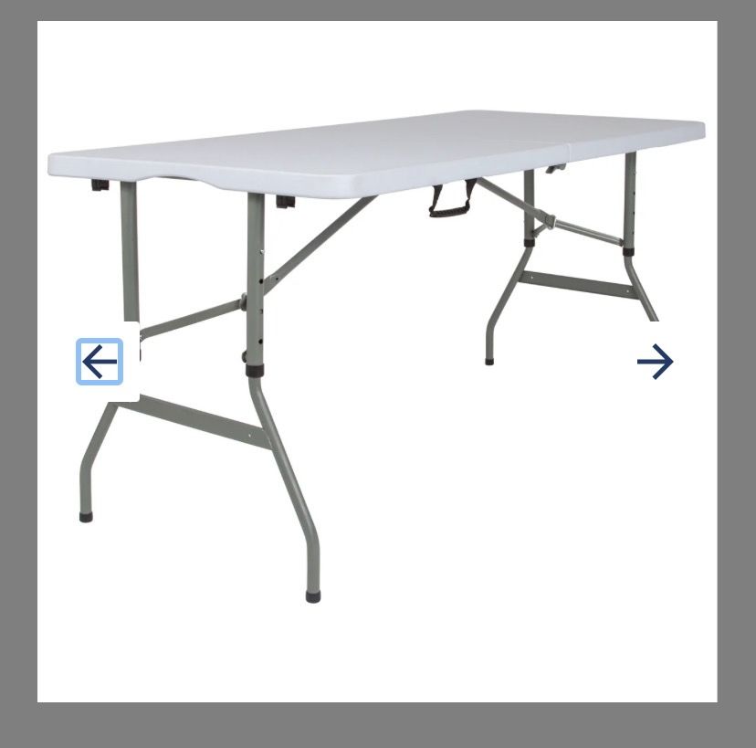 6 FOOT FOLDING DINING TABLE picnic/ bbq/ camping