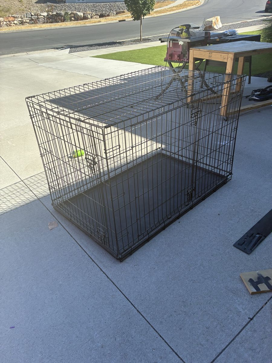 Xxl wire dog kennel 2 doors