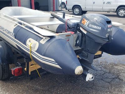 Zodiac 11' with 9.9 HP Short Stroke Yamaha Motor & Trailer