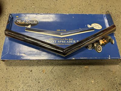 1933-1934 Ford Bob Drake Polished Stainless Steel Spreader Bar