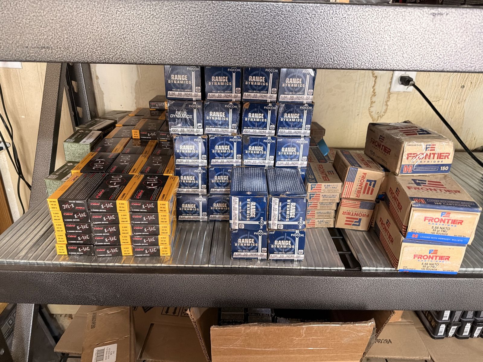 Fiocchi Range Dynamics 5.56/.223 55gr FMJ & PMC X-TAC 5.56mm M193 Ammo