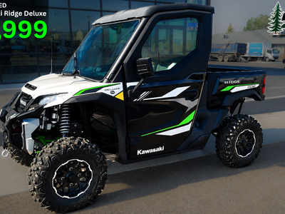 2025 Kawasaki RIDGE XR Deluxe – Full Cab, Heat & A/C – 426 Miles