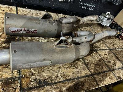 2 YFZ 450 Ron Wood Racing Exhausts