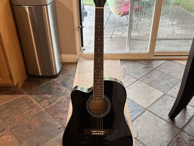 Left handed Acoustic/ Electric Guitar