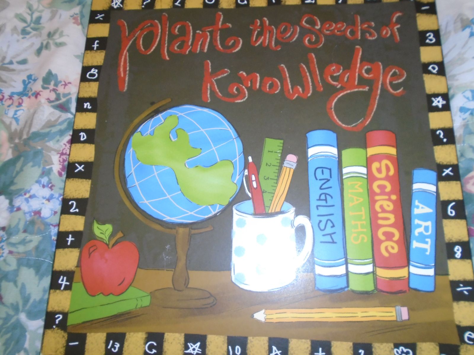 Assortment of retired teacher’s  classroom items