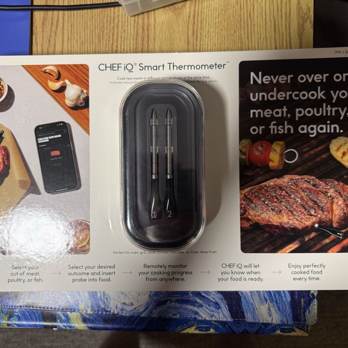 NIB. Chef IQ Smart Meat Thermometer