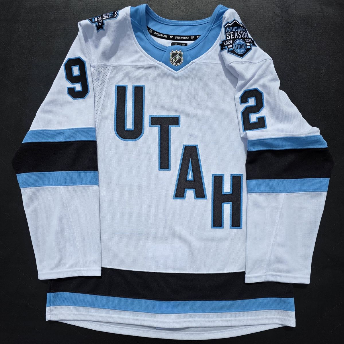 Utah Hockey Club Mammoth Logan Cooley #92 Inaugural Season Away Jersey, Fanatics Premium Size 50
