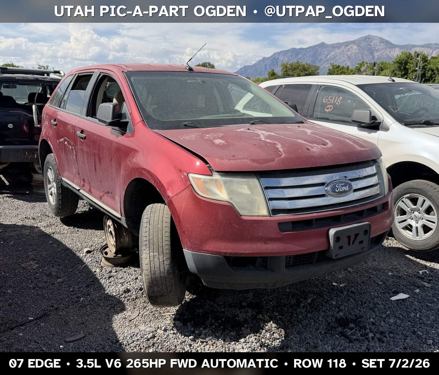 2007 Ford Edge Parts - UTPAP Ogden