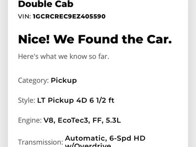 2014 CHEVROLET SILVERADO 1500 LT Z71