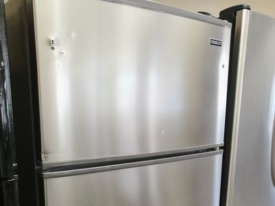 Stainless Steel 20 cf Top Freezer Refrigerator~90 Day Guarantee
