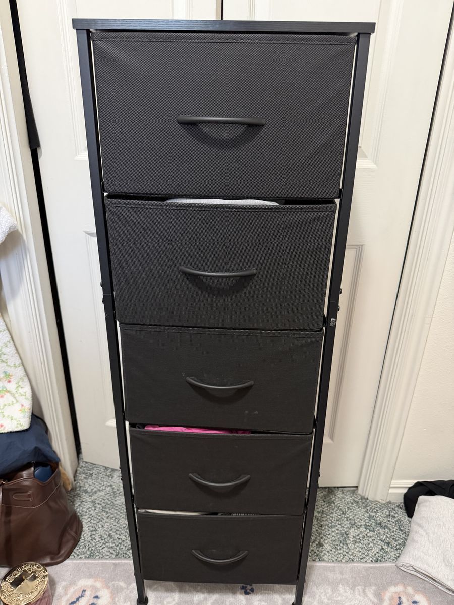 Tall Dresser for Bedroom, 5 drawer dresser