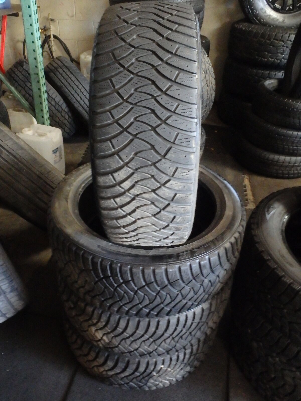 235/45R18 FALKEN WINTER PEAK F-ICE 1 SET OF USED WINTER TIRES