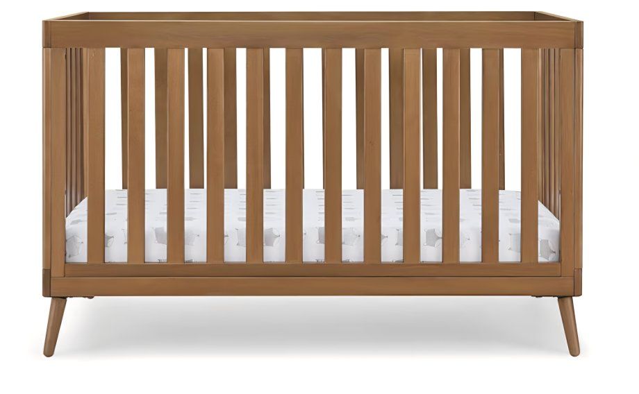 Delta Children Essex 4-in-1 Convertible Crib - Greenguard Gold Certified, Chestnut