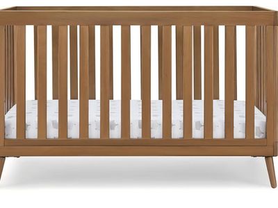 Delta Children Essex 4-in-1 Convertible Crib - Greenguard Gold Certified, Chestnut