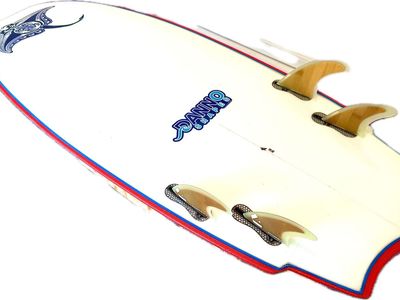 New DannO Shapes 4' 7.5" Bat-Wing Wake Surfboard with FCS-2 Fin System, Full EVA Traction