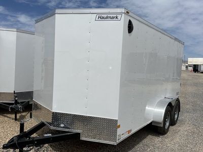 7x14 Haulmark Passport Enclosed Cargo Trailer - 6'6" Interior - 3.5K GVWR -