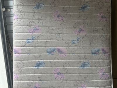 Used Queen Mattress with Box Spring & Bed Frame