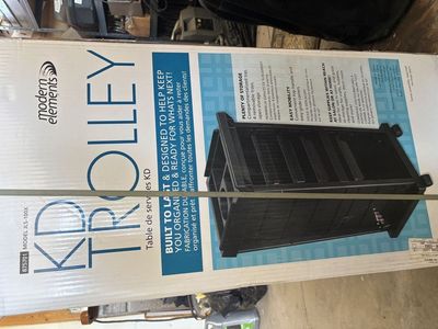 Black Salon Trolley Cart Brand NEW in box!