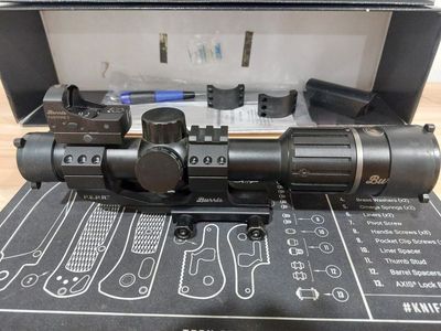Burris Scope with FastFire 3 Red Dot Sight and P.E.P.R. Mount