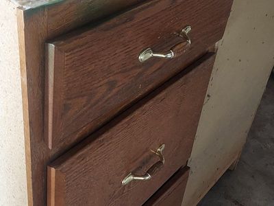 Garage type cabinets