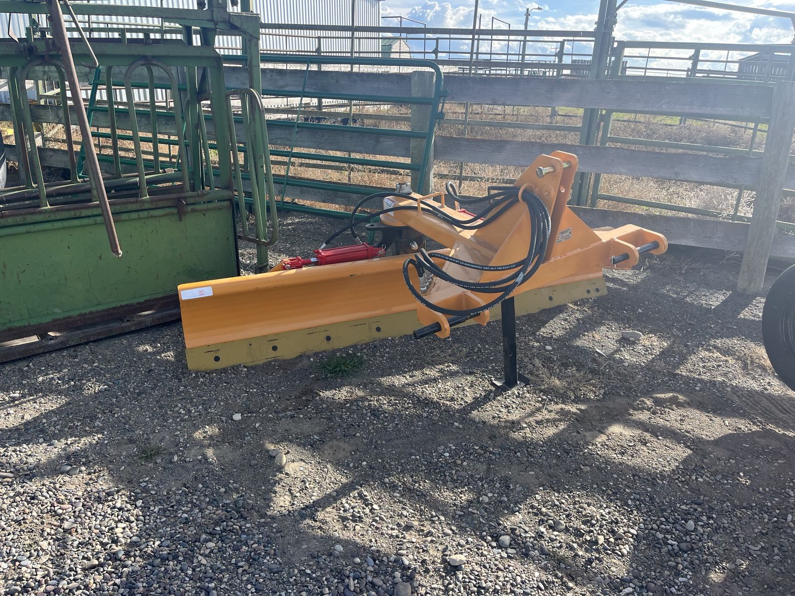 Industries, America, 9 foot hydraulic tilt and angle blade