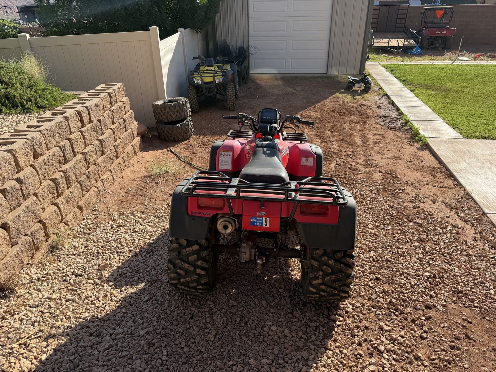 Honda Foreman ES 4x4 TRX450ES ATV - Red - Used, Good Condition