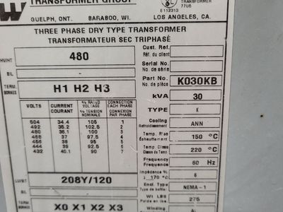 30 kVA Transformer