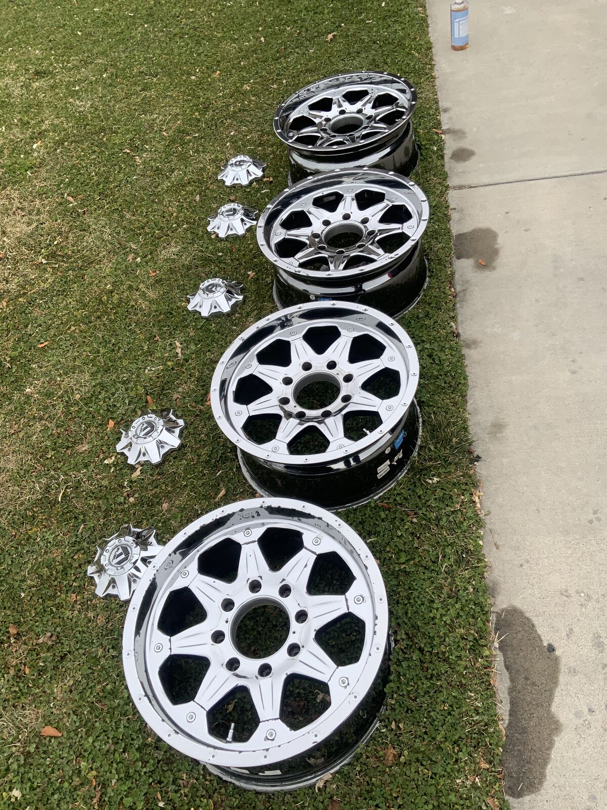 Used 20” Chrome rims (Had on 275/R65)