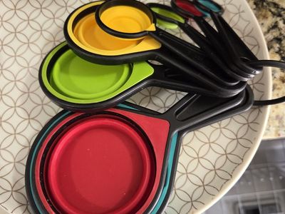 collapsible measuring spoons and cups