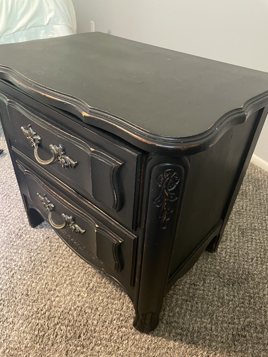 Antique Solid Wood Nightstand