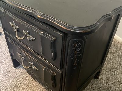 Antique Solid Wood Nightstand