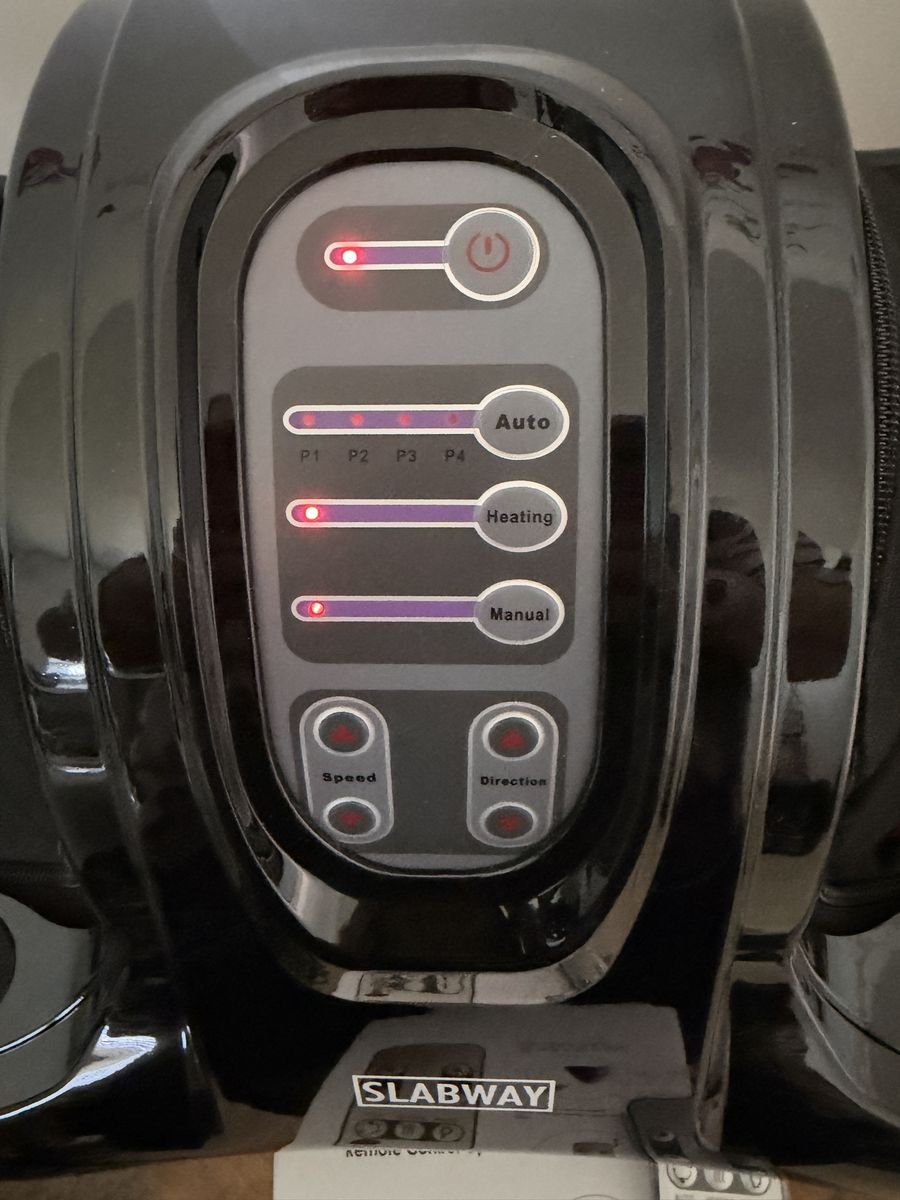 SLABWAY Foot Massager Machine w/ Heat & Remote - Shiatsu, Deep Kneading, Circulation