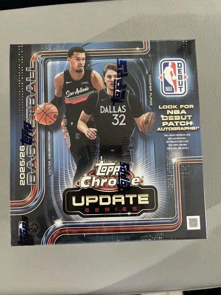 2025/26 Topps Chrome Update Series Mega Box SOLD OUT EVERYWHERE !