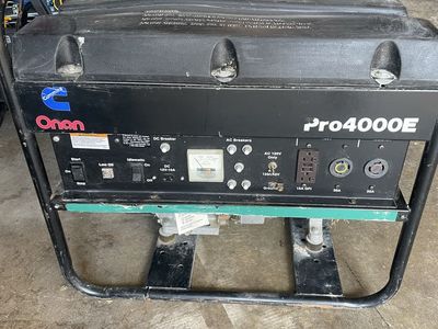 Cummins Onan Pro4000E Portable Generator - 4000W, 120/240V AC, 12V DC